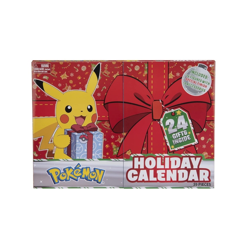 Pokemon 2024 Holiday Advent Calendar for Kids, 24 Gift Pieces